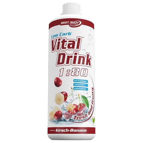 Low Carb Vital Drink 1000ml Cherry Banana