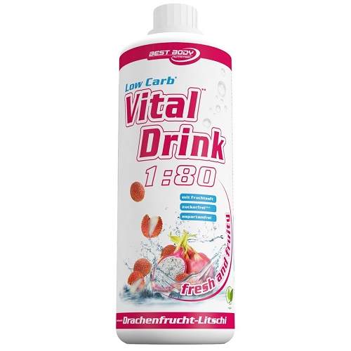 Low Carb Vital Drink 1000ml Dragon Fruit Lychee