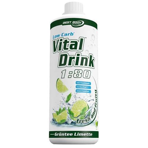 Low Carb Vital Drink 1000ml Green Tea Lime