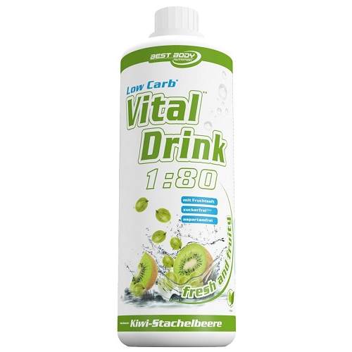 Low Carb Vital Drink 1000ml Kiwi Gooseberry