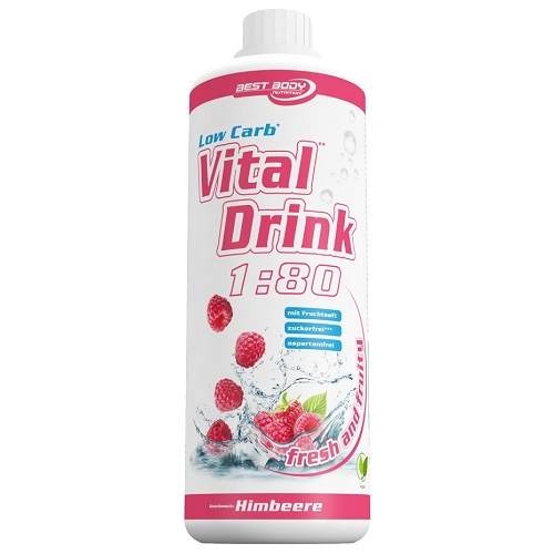Low Carb Vital Drink 1000ml Raspberry