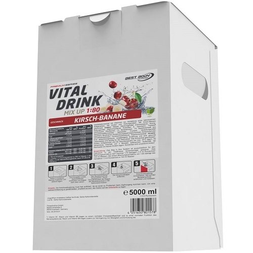 Low Carb Vital Drink 5000ml Cherry Banana