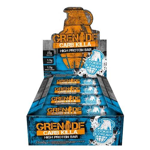Grenade Carb Killa Bars 12repen Cookies & Cream