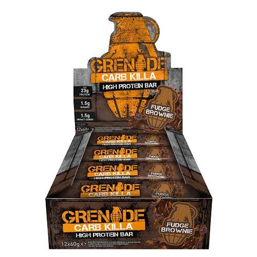 Grenade Carb Killa Bars 12repen Fudge Brownie