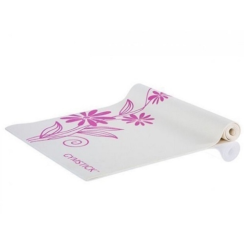 Emotion Fitnessmat 1 stuk Wit/Roze