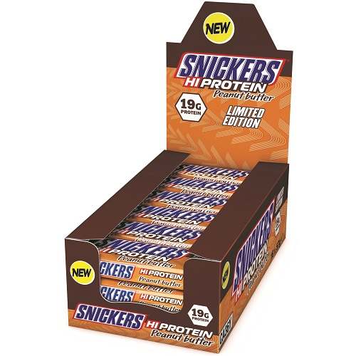 Snickers Hi Protein Bar Peanut 12repen Peanut Butter