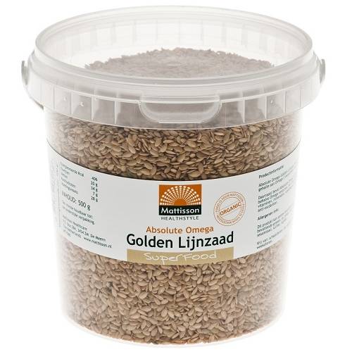 Absolute Omega Golden Lijnzaad Bio 500gr