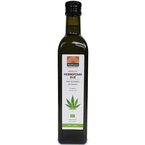 Hennepzaad Olie Bio Mattisson 500ml