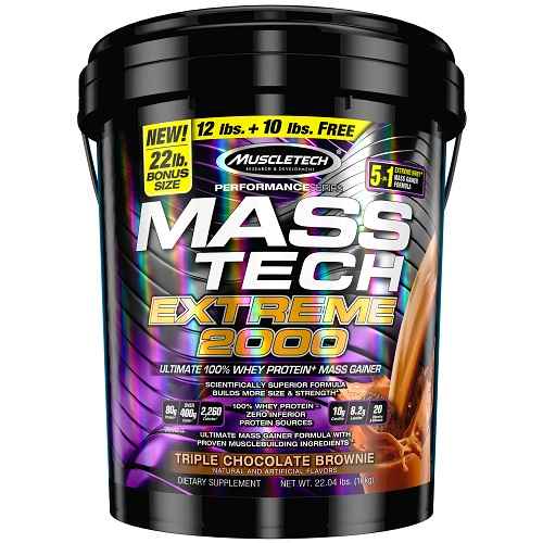 Mass Tech Extreme 2000 10000gr Triple Choco Brownie
