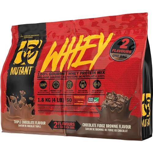 Mutant Whey Dual Chamber Bag 1800gr Triple Choco / Fudge Brownie