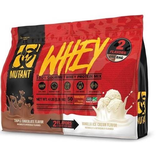 Mutant Whey Dual Chamber Bag 1800gr Triple Choco / Vanilla Ice
