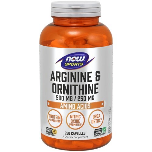 Arginine & Ornithine 500/250mg 250caps