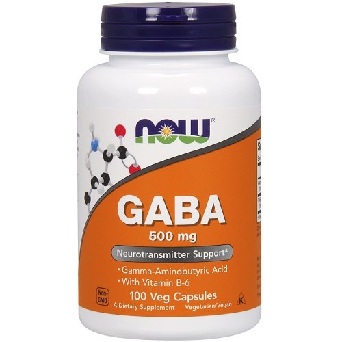 GABA 500mg Now Foods 100v-caps