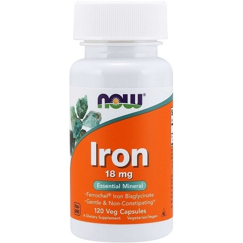 Iron 18mg 120v-caps