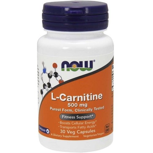 L-Carnitine 500mg Now Foods 30v-caps