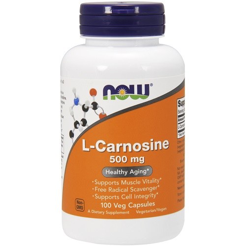 L-Carnosine 500mg Now Foods 100v-caps
