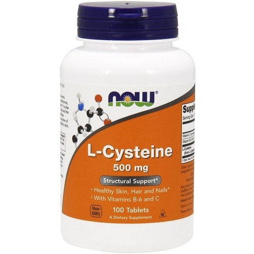 L-Cysteine 500mg Now Foods 100tabl