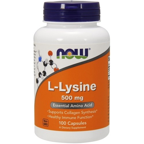 L-Lysine 500mg Now Foods 100caps