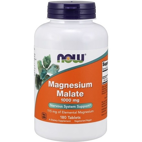 Magnesium Malate 1000mg Now Foods 180tabl