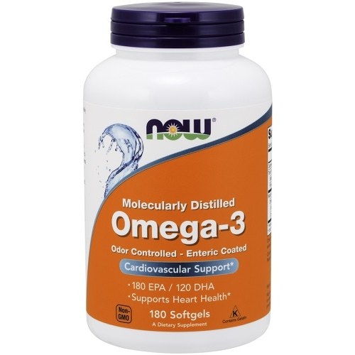 Omega-3 Fish Oil, Cholesterol-free 180softgels