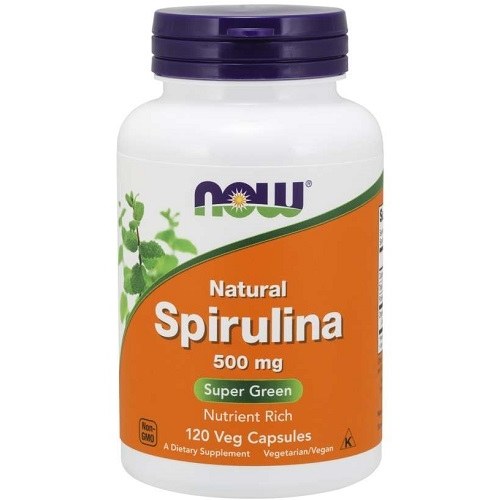 Spirulina Natural 500mg 120v-caps