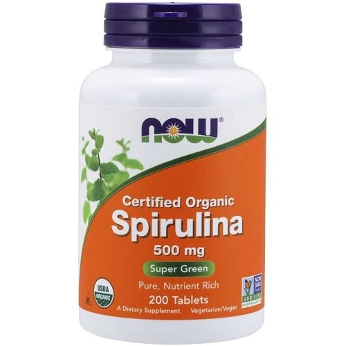 Spirulina 500mg Now Foods 200tabl